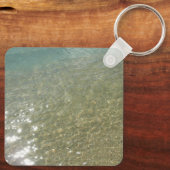 Water op Abstracte Natuur Beach I Fotografie Sleutelhanger (Achterkant)
