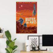 Water op Mars Poster (Thuiskantoor)