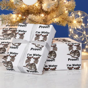 Water Opossum Ik ben Waterdicht Grappig Cadeaupapier
