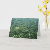 Water over Zee Grass I Caribbean Natuur Kaart (Gele Bloem)