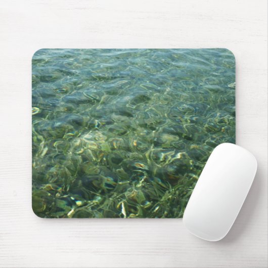 Water over Zee Grass I Caribbean Natuur Muismat (Met muis)