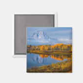 Water | Oxbow Bend Jackson Wyoming Magneet (Voorkant / Achterkant)