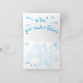 Water Park Pool Party Bedankt kaart (Binnen)