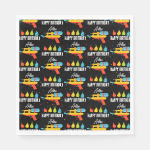 Water Pistool & Ballonnen Zomerfeest Servet