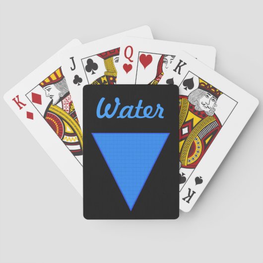Water Pokerkaarten (Achterkant)