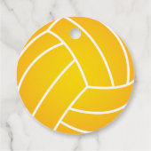 Water Polo Ball Gift Labels (Achterkant)
