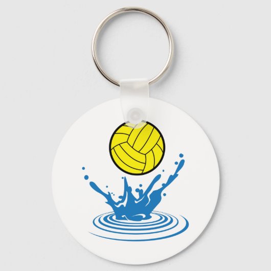 Water Polo Ball Sleutelhanger (Voorkant)