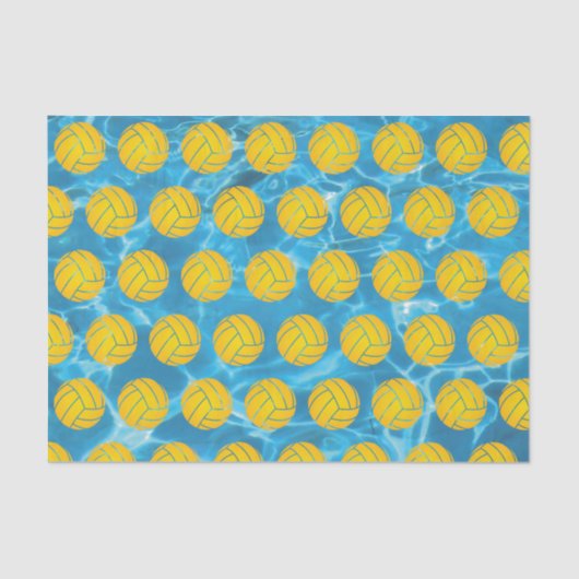 Water Polo Ball Tissue Papier (Voorkant)