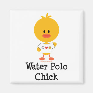 Water Polo Chick Magnet Magneet