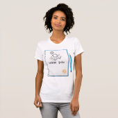 Water Polo Notes T-shirt femme (Devant entier)