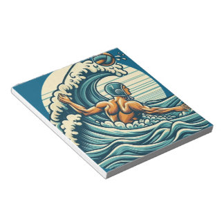Water-polo Player Notepad Notitieblok