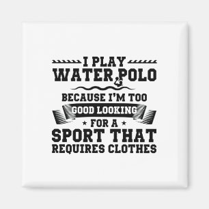 Water Polo Player Trainer Gifts voor sportteam Magneet