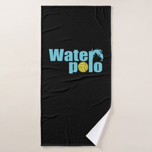 Water Polo Sport Wasserball Wasserbecken (Serviette de bain)