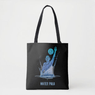 Water Polo sporter met bal Draagtas