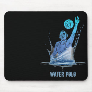 Water Polo sporter met bal Muismat