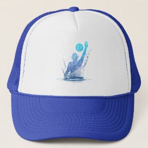Water Polo sporter met bal Trucker Pet