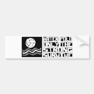 Water Polo Survive Bumpersticker