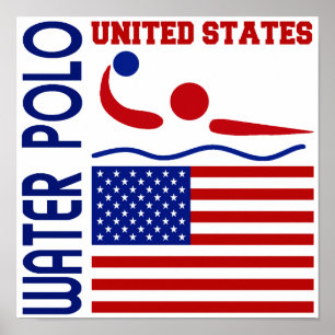 Water Polo Verenigde Staten Poster