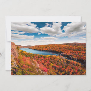 Water Porcupine Mountains Michigan Bedankkaart
