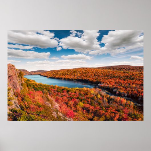 Water Porcupine Mountains Michigan Poster (Voorkant)