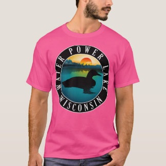 Water Power Lake Wisconsin Loon T-shirt