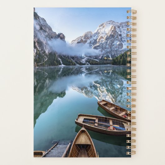 Water Pragser Wildsee Dolomieten Italy Planner (Achterkant)