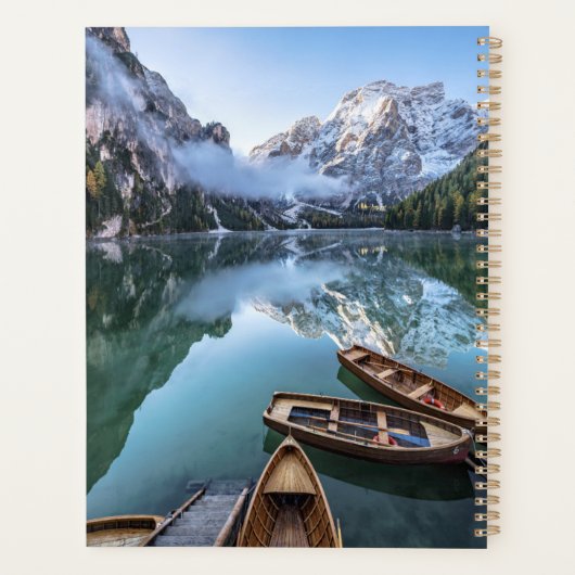 Water | Pragser Wildsee Dolomites Italy Planner (Achterkant)