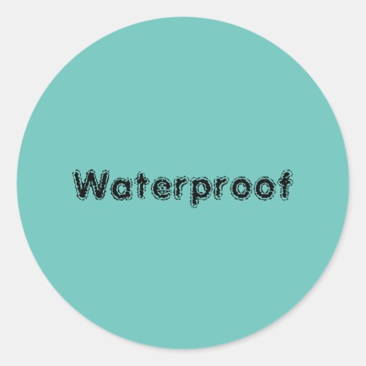Water Proof Label Splash Gratis Pakket Blauwgroen (Voorkant)