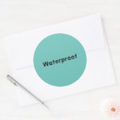 Water Proof Label Splash Gratis Pakket Blauwgroen (Envelop)