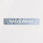 Water Proof Splash Free druppels Aangepast etiket Labels (Design 1)