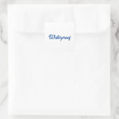 Water Proof Splash Gratis Pakket Label Blue Classy (Tas)