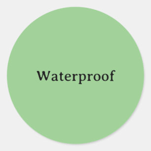 Water Proof Splash Gratis Pakket Label Sage Groen