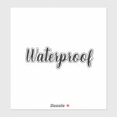 Water Proof Splash Gratis Pakket Label Simple 2024 (Vel)