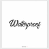 Water Proof Splash Gratis Pakket Label Trendy Cool (Vel)
