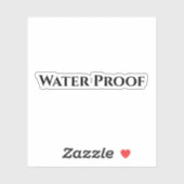Water Proof Splash Gratis Pakket Label Zwart Wit (Vel)