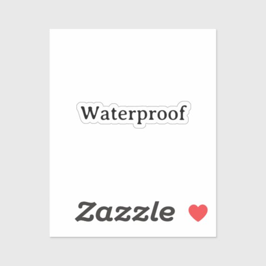 Water Prosph Forfait Gratuit Étiquette Cool simple (Feuille)