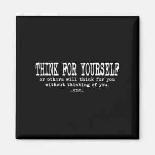 Water Quote Motivatie Inspirerend - Denk Voor Jou Magneet