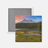 Water Rainier National Park, Washington, VS Magneet (Voorkant / Achterkant)