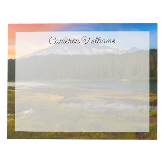 Water Rainier National Park, Washington, VS Notitieblok (Voorkant)