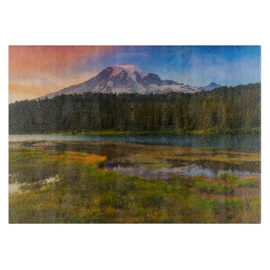 Water Rainier National Park, Washington, VS Snijplank (Voorkant)