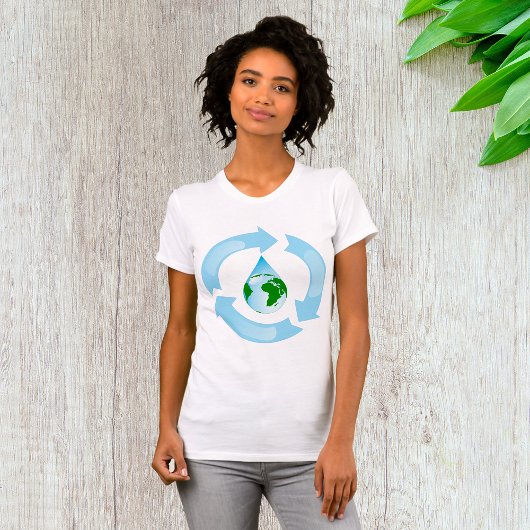 Water Recycling Womens T-Shirt