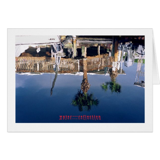 water...reflectie (Voorkant Horizontaal)