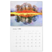 Water Reflections Watercolour Art Lake District Kalender (Jan 2026)