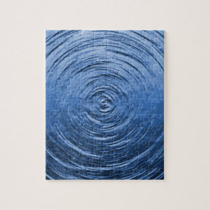 Water Ripple Blue Legpuzzel
