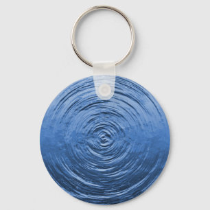 Water Ripple Blue Sleutelhanger