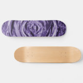 Water Ripple Paars Skateboard (Horizontaal)