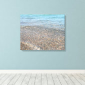 Water rollen in canvas afdruk (Insitu (Houten vloer))