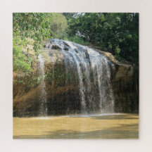 water, romance, landschap, planten, waterval, azië