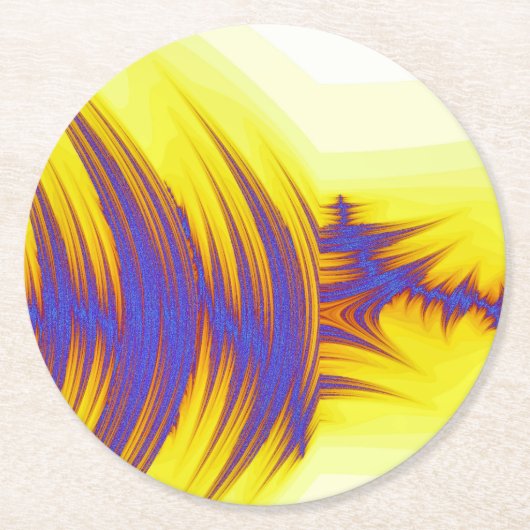 WATER RONDE KARTONNEN ONDERZETTER (Voorkant)