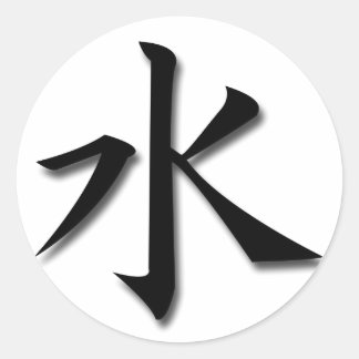 Water Ronde Sticker